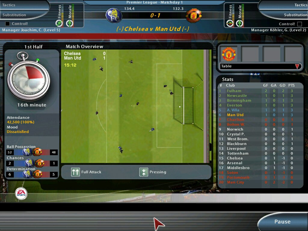Total Club Manager 2005 - кадр 4