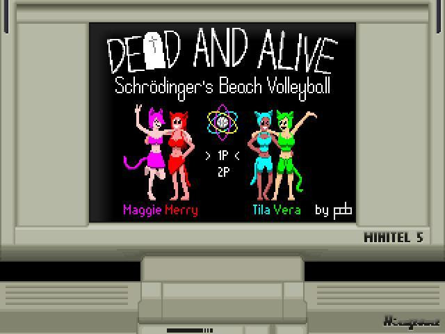 Dead And Alive: Schrödinger's Beach Volleyball (itch) - кадр 1