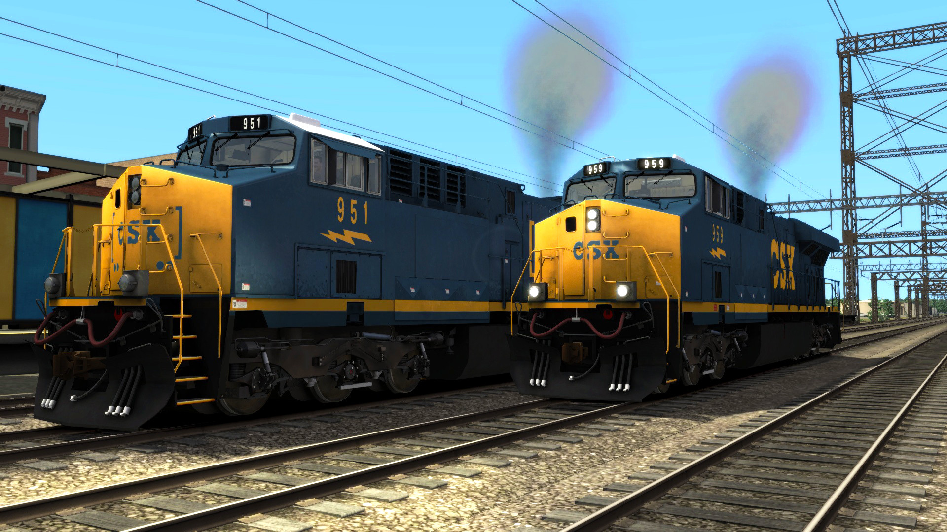CSX ES44AC Add-on Livery - кадр 1