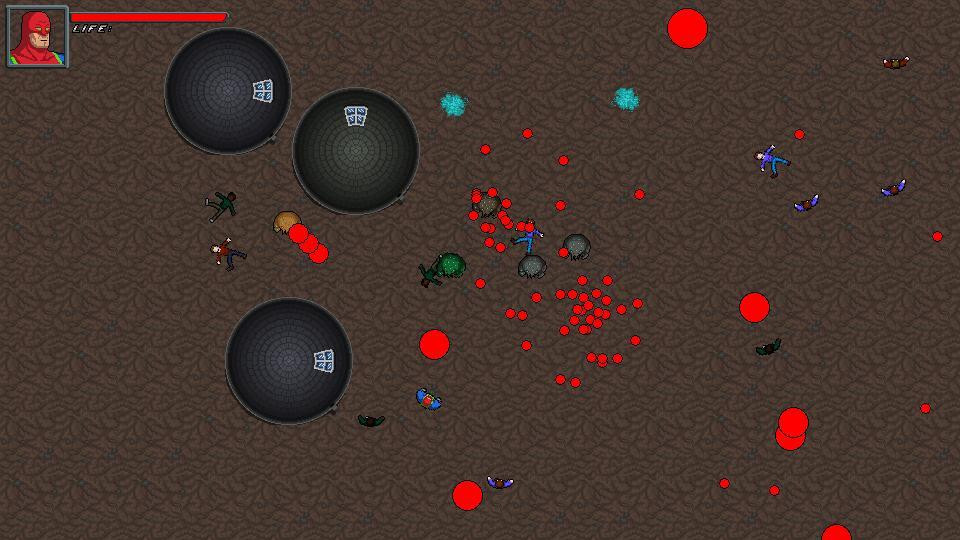 Captain Pixel Vs The Round Invaders (itch) - кадр 2