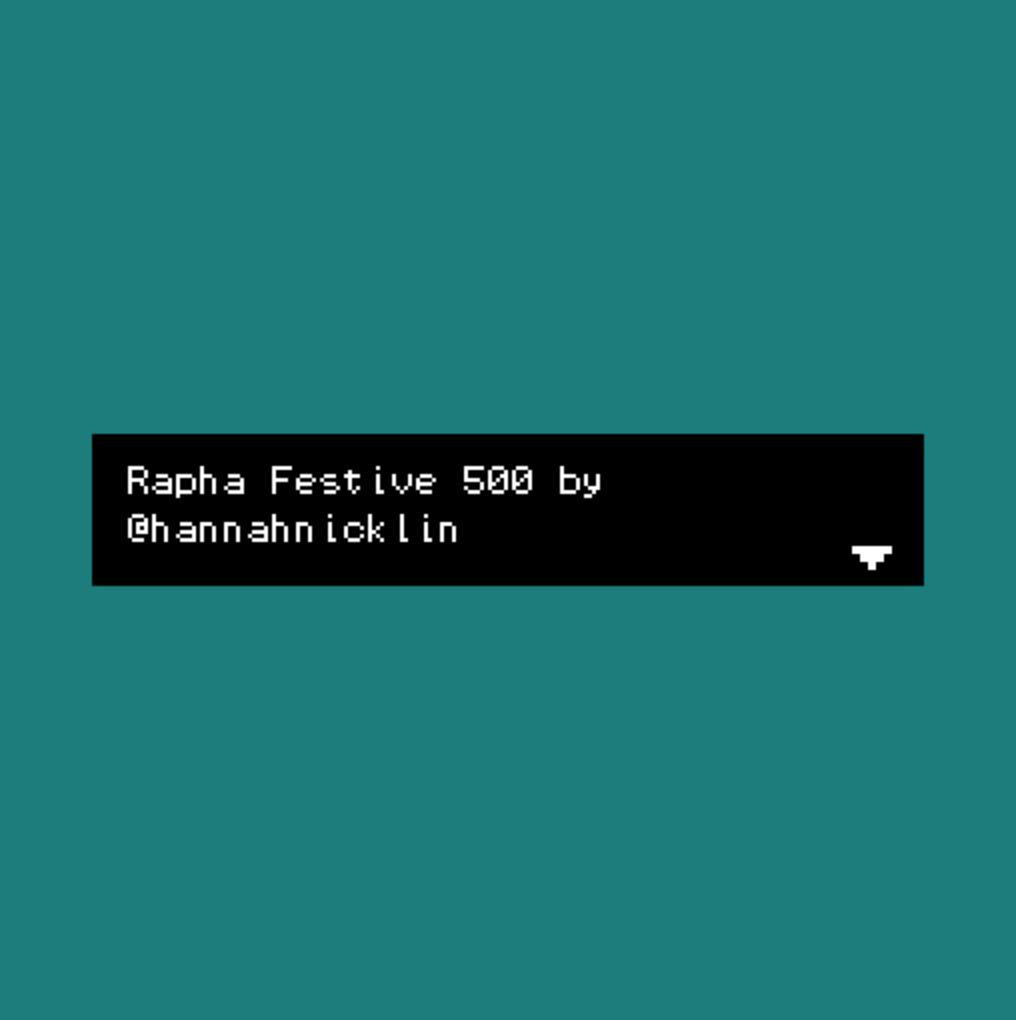 The Rapha Festive 500 (itch) - кадр 1