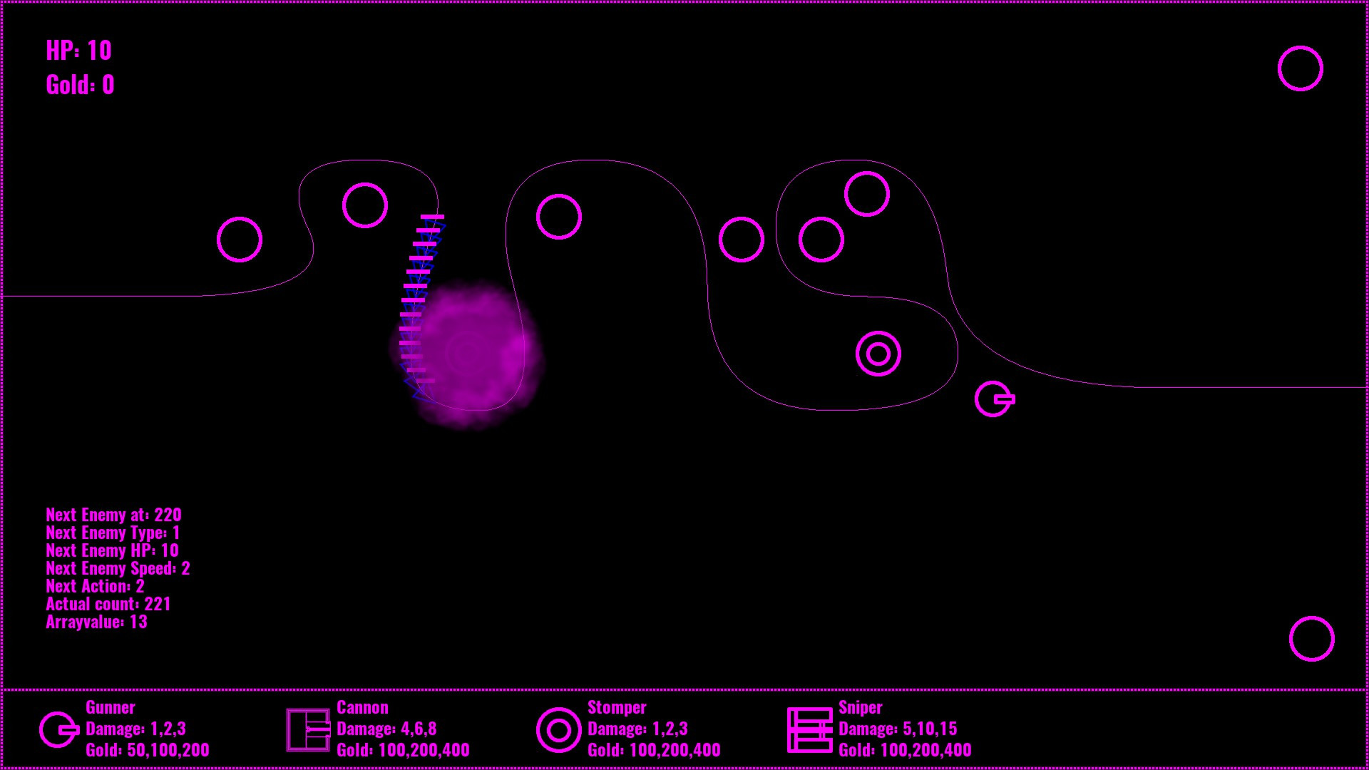 Neon Defense 1: Pink Power - кадр 3