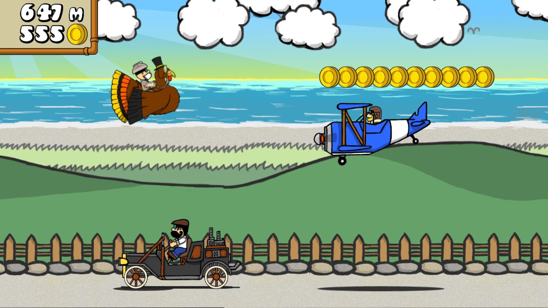 Dr. Gentleman's Jetpack Run (itch) - кадр 1