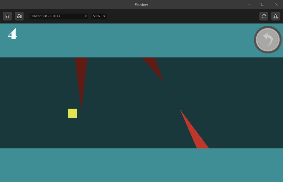 flappy cube 1.0 (itch) - кадр 2