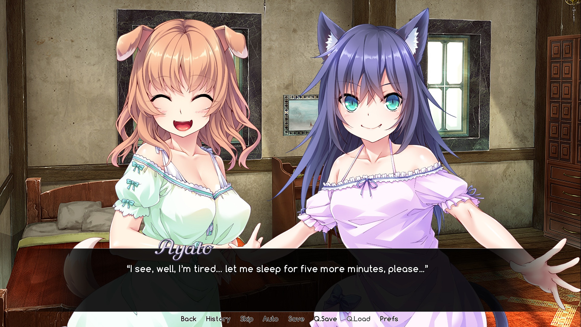 Catgirl & Doggirl Cafe (Android) (itch) - кадр 1