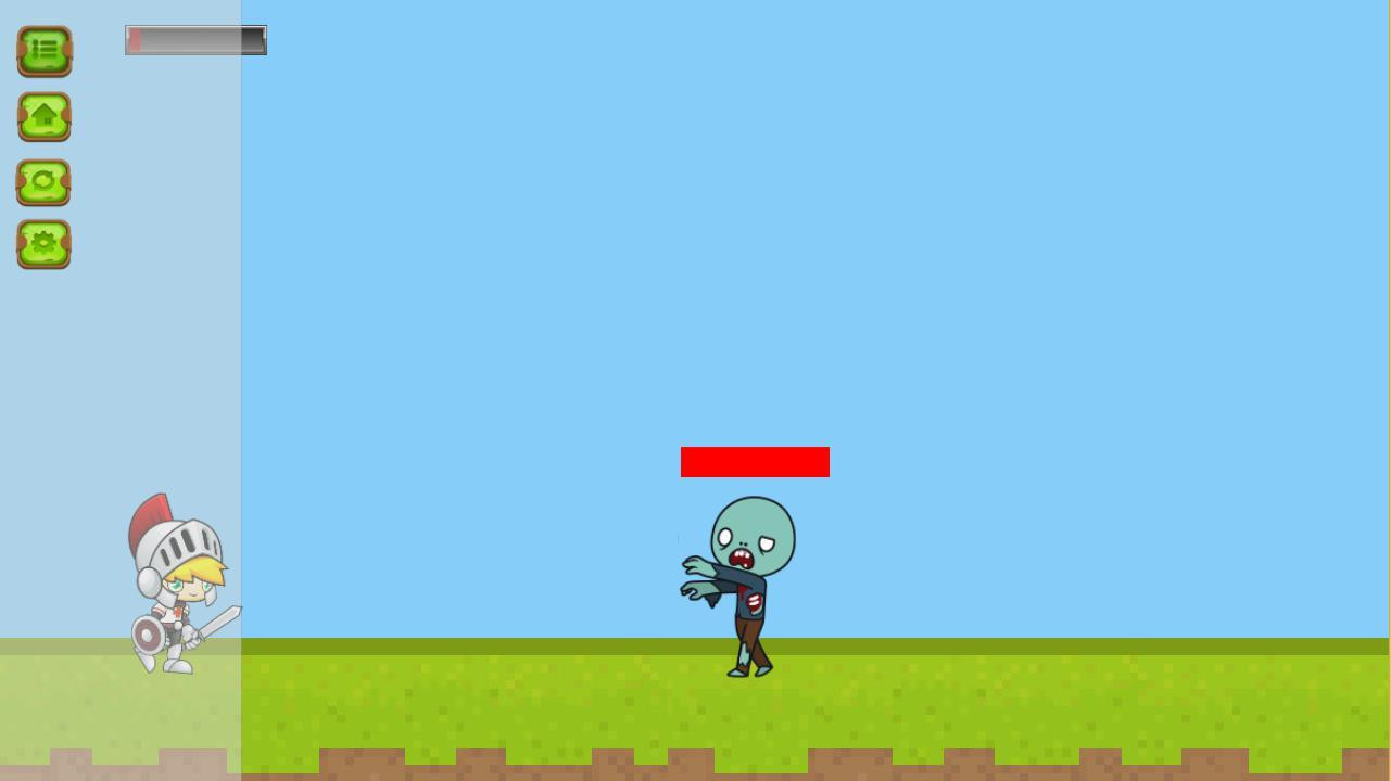 OGA- Knight Warrior Vs Zombies (itch) - кадр 1