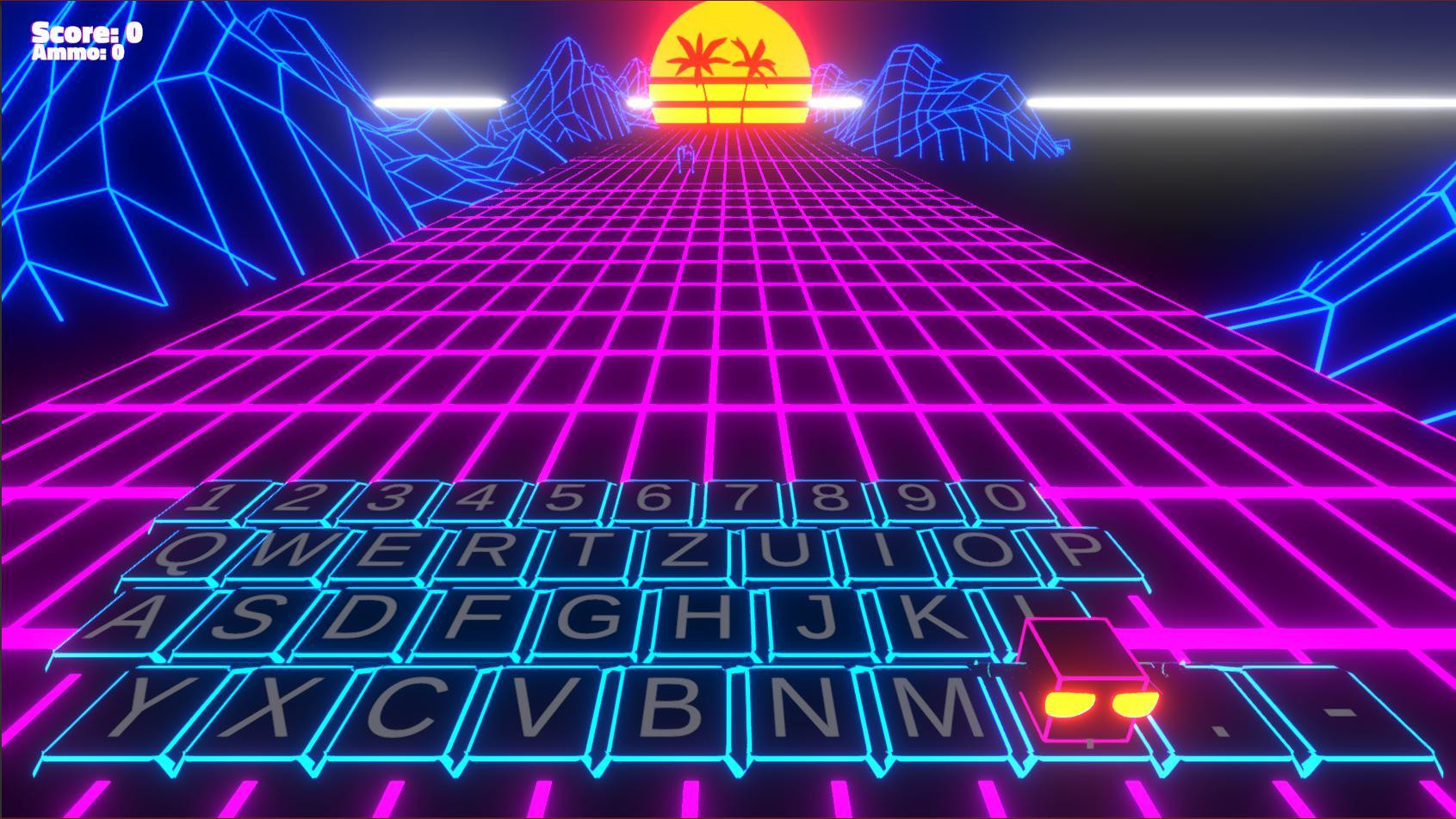 Keyboard Surf Dinosaure Attack (itch) - кадр 1
