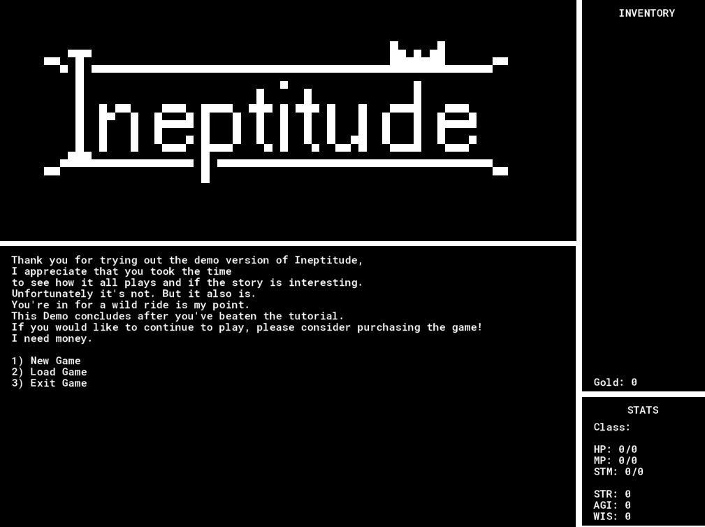 Ineptitude (itch) - кадр 1