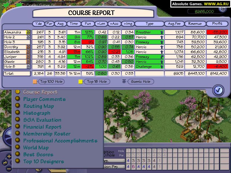 Sid Meier's SimGolf - кадр 3