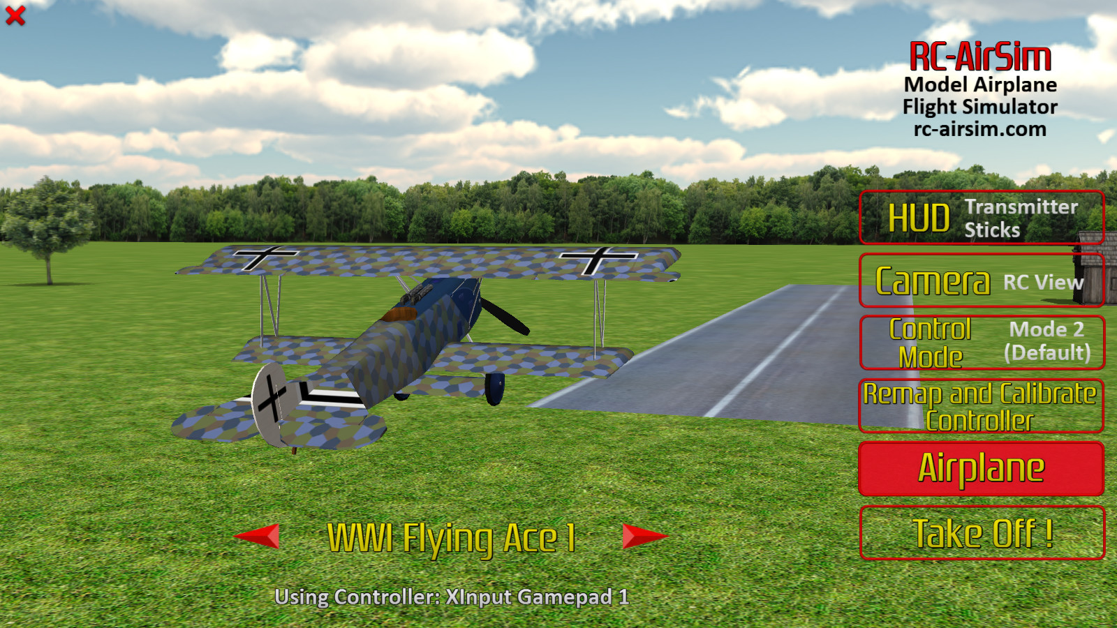 RC-AirSim - RC Model Airplane Flight Simulator - кадр 3