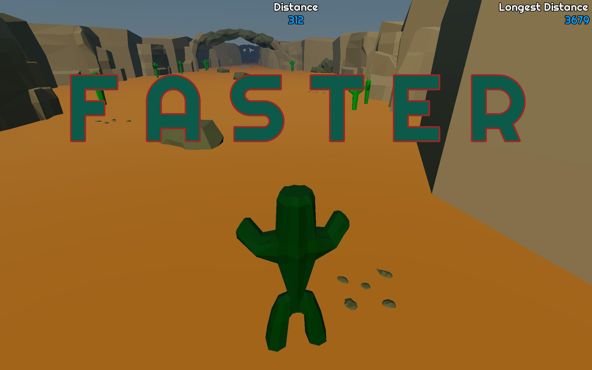 Cacti Run - Project for Godot Wild Jam #6 (itch) - кадр 1
