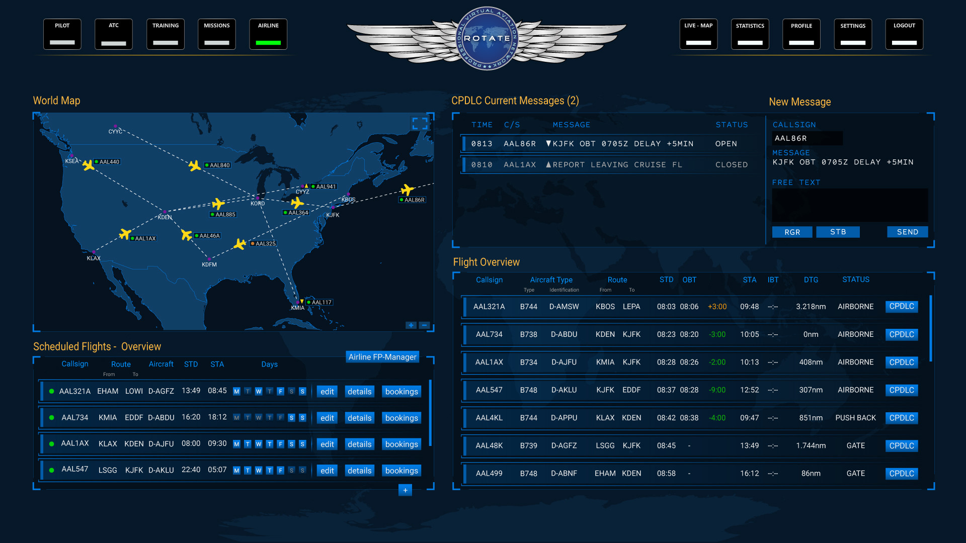 Rotate – Professional Virtual Aviation Network - кадр 2