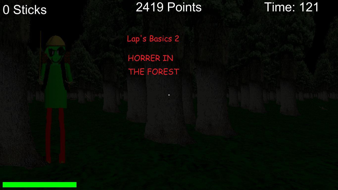 Lap's Basics 2: HORRER IN THE FOREST (itch) - кадр 1