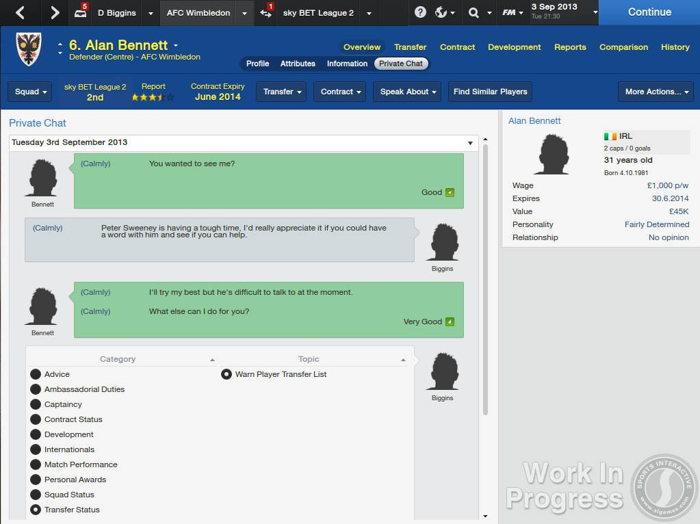 Football Manager 2014 - кадр 3