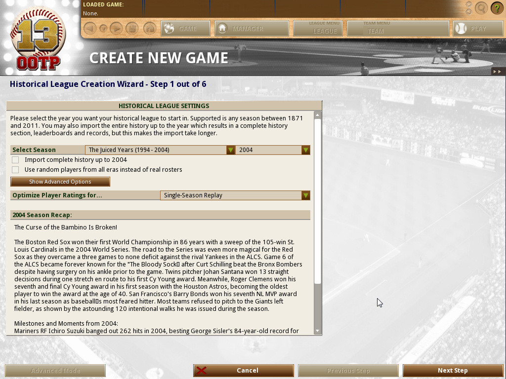 Out of the Park Baseball 13 - кадр 10