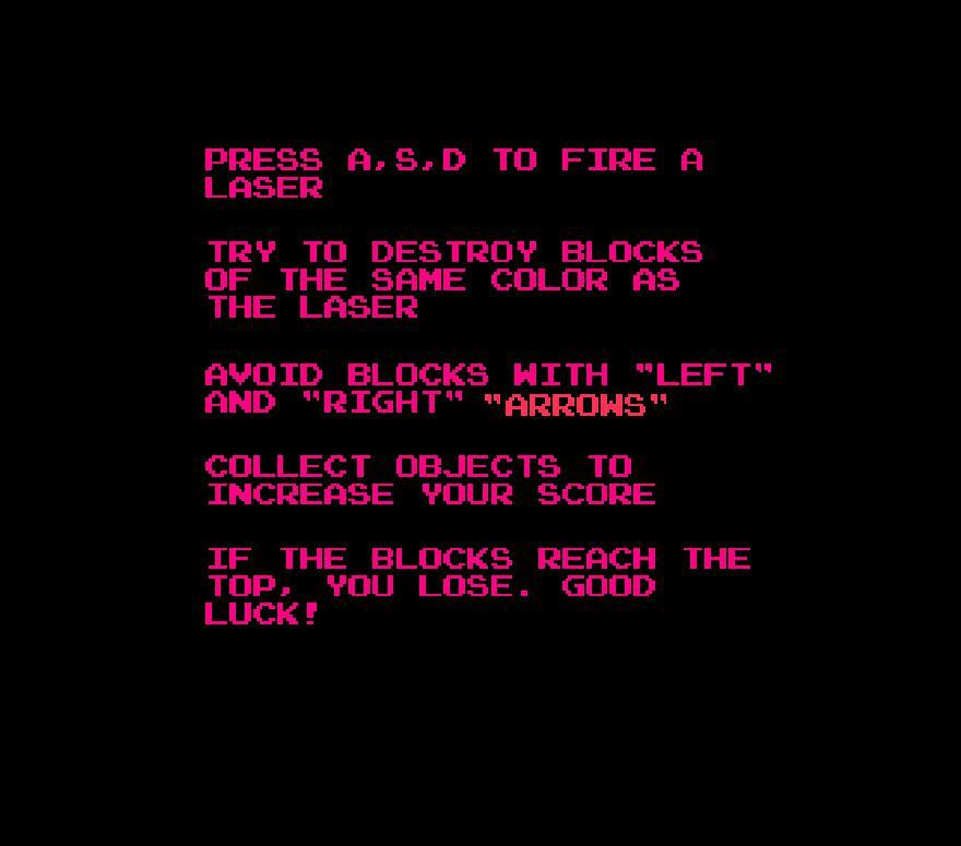 Panic Blocks (LUDUM DARE 40) (itch) - кадр 2
