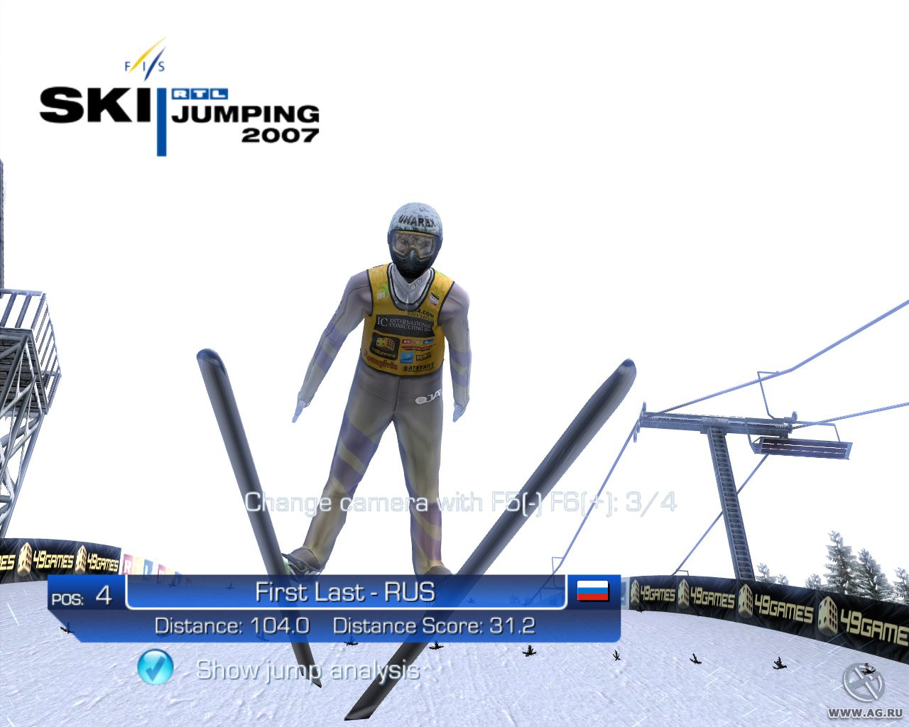 RTL Ski Jumping 2007 - кадр 3