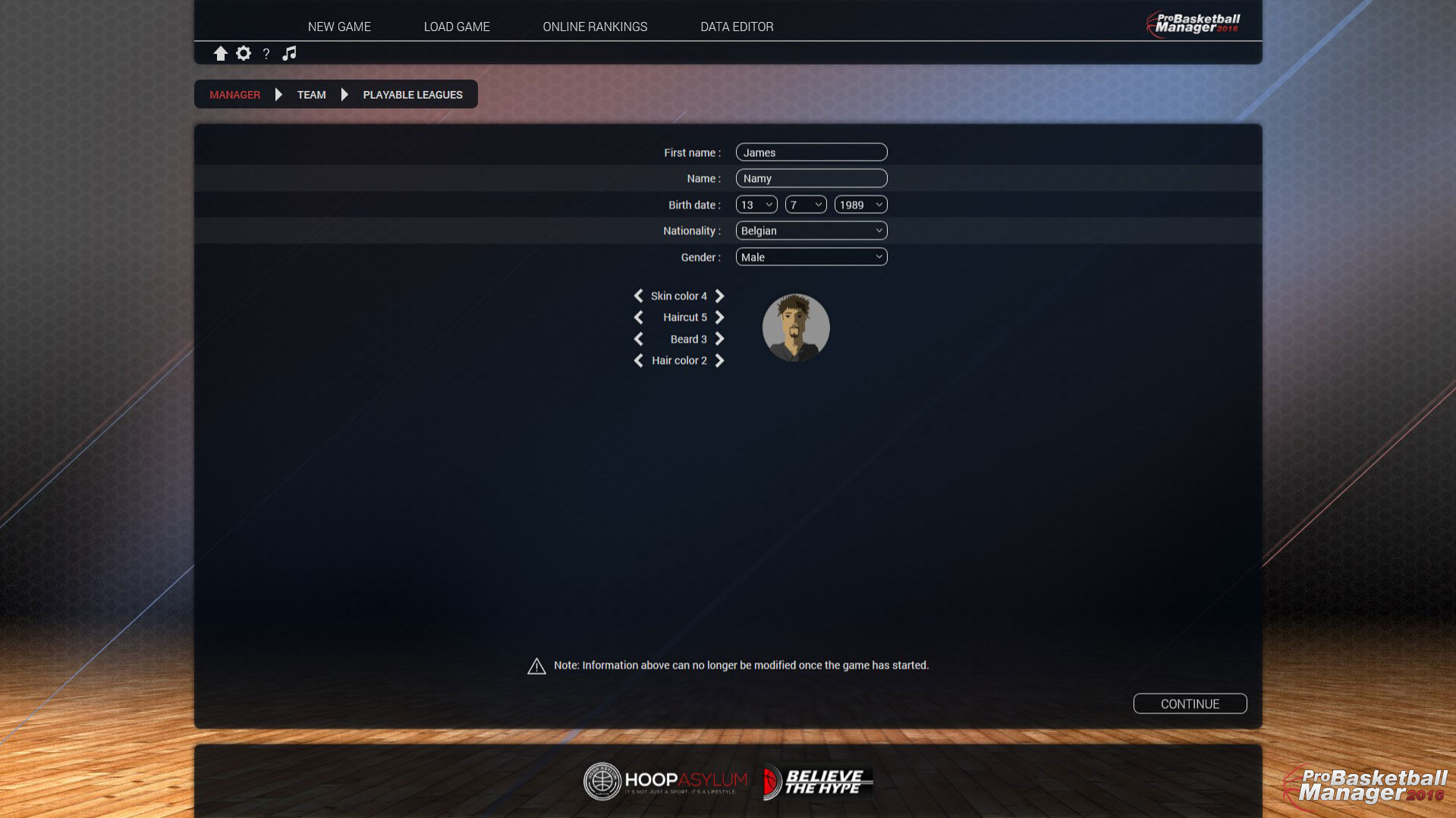 Pro Basketball Manager 2016 - кадр 1