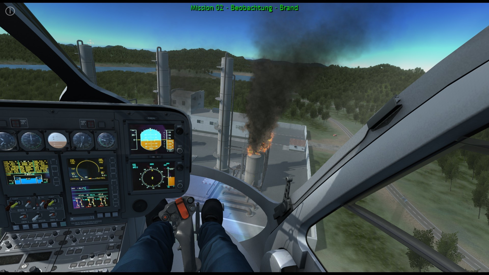 Polizeihubschrauber Simulator - кадр 4