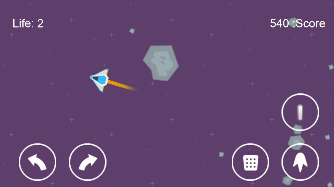 Asteroids Mini Template - Demo (itch) - кадр 1