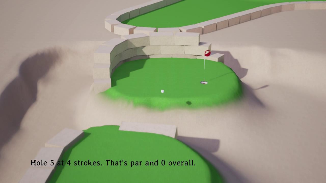 Minigolf for Leap Motion (itch) - кадр 1