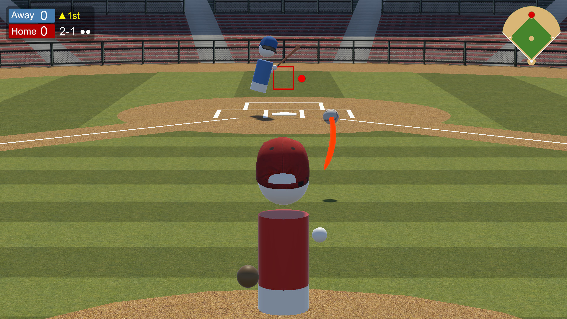 Double Play: 2-Player VR Baseball - кадр 1