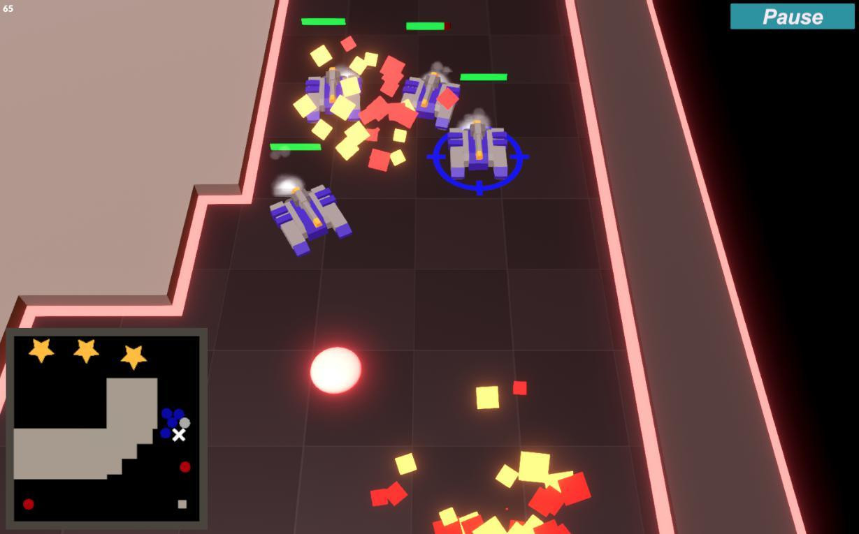 Neon Bot Battle (itch) - кадр 2