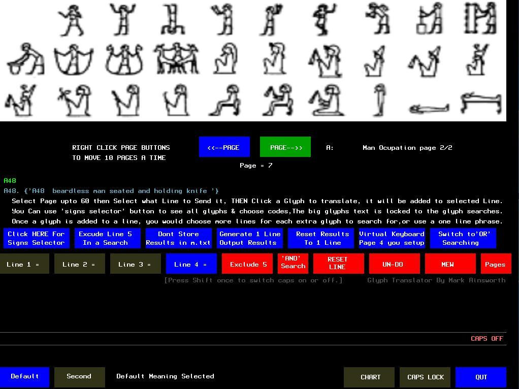 Ancient Egyptian Hieroglyphics Toolbox for translators (itch) - кадр 1
