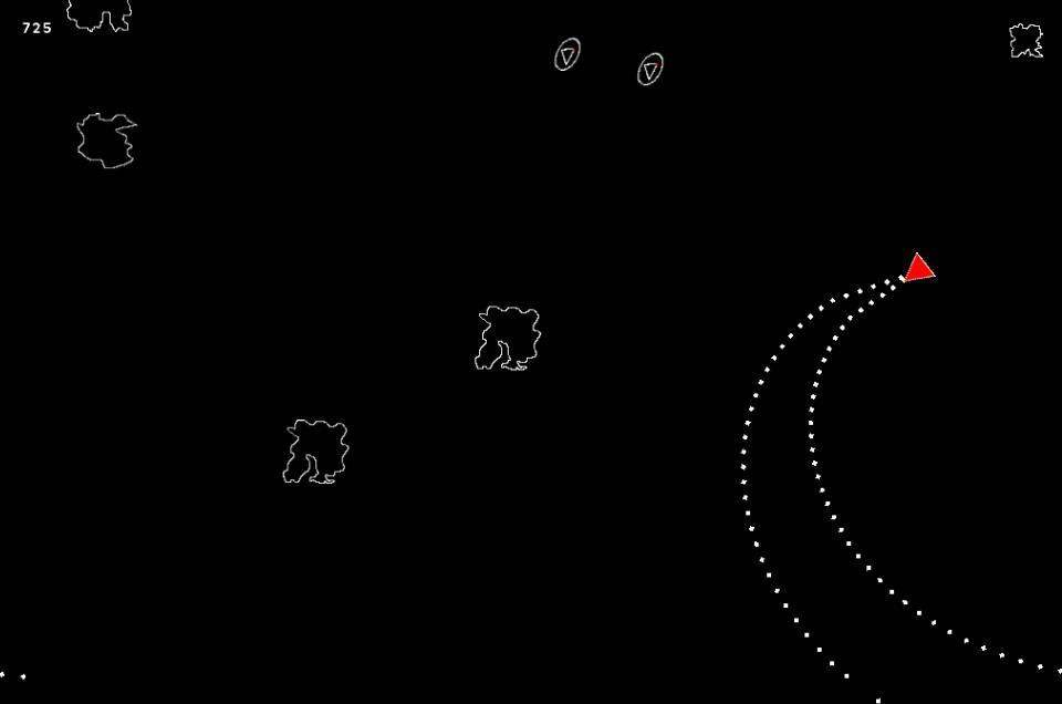 Asteroids CTRL+PLAY (itch) - кадр 1