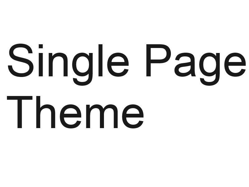 One Page Simple Showcase Tumblr Theme (itch) - кадр 1