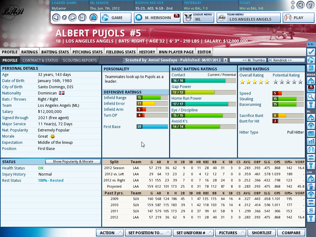 Out of the Park Baseball 13 - кадр 11