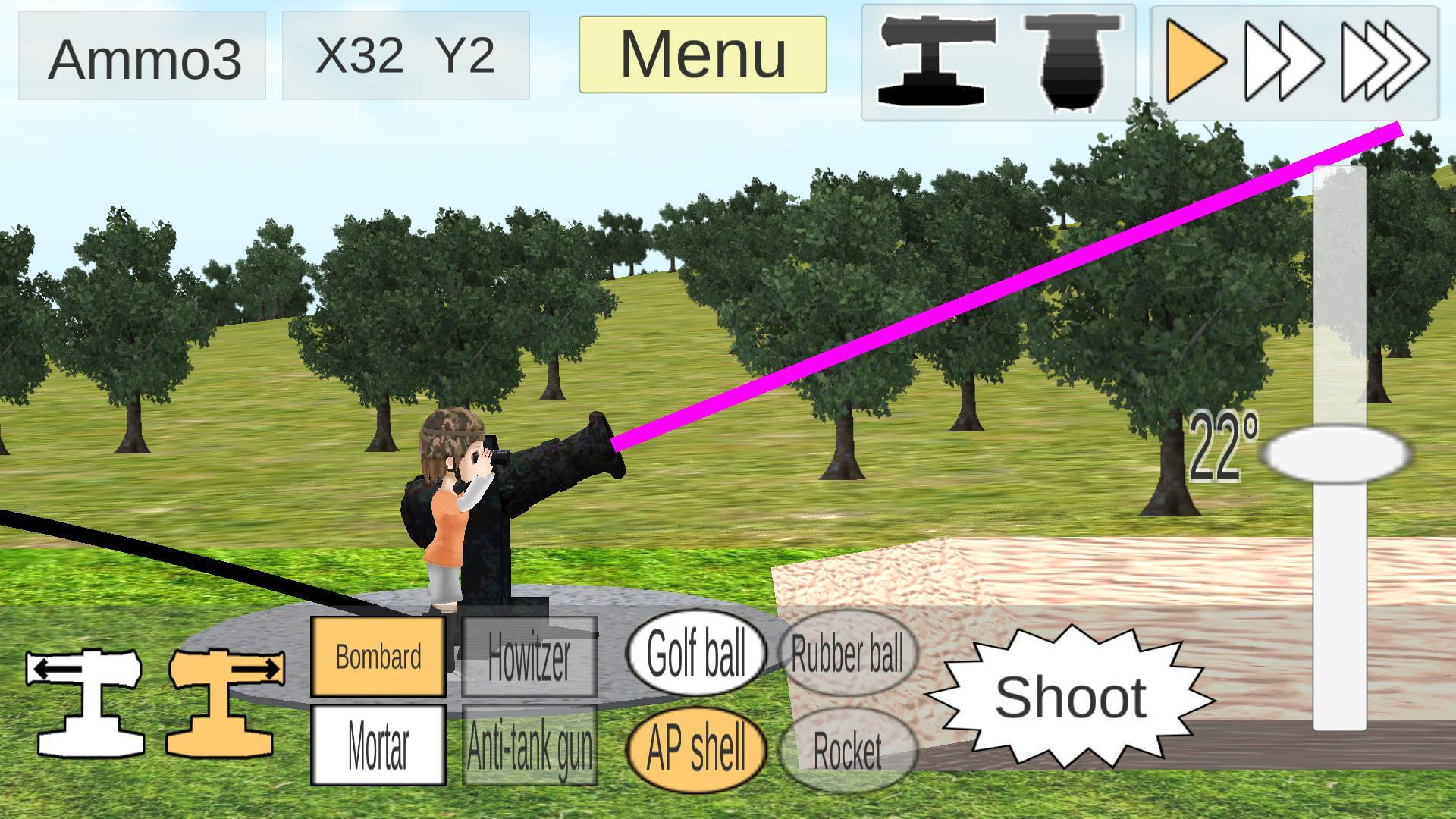 Cannon Golf for Android (itch) - кадр 3