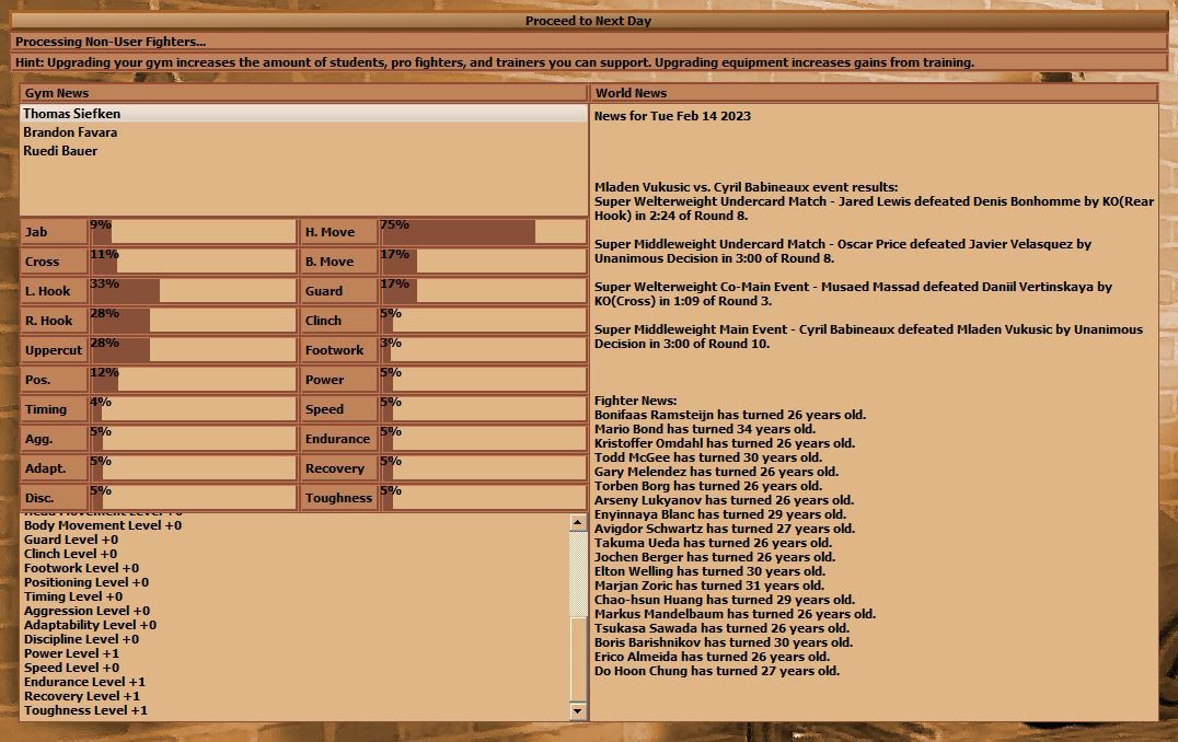 World Boxing Manager (itch) - кадр 1