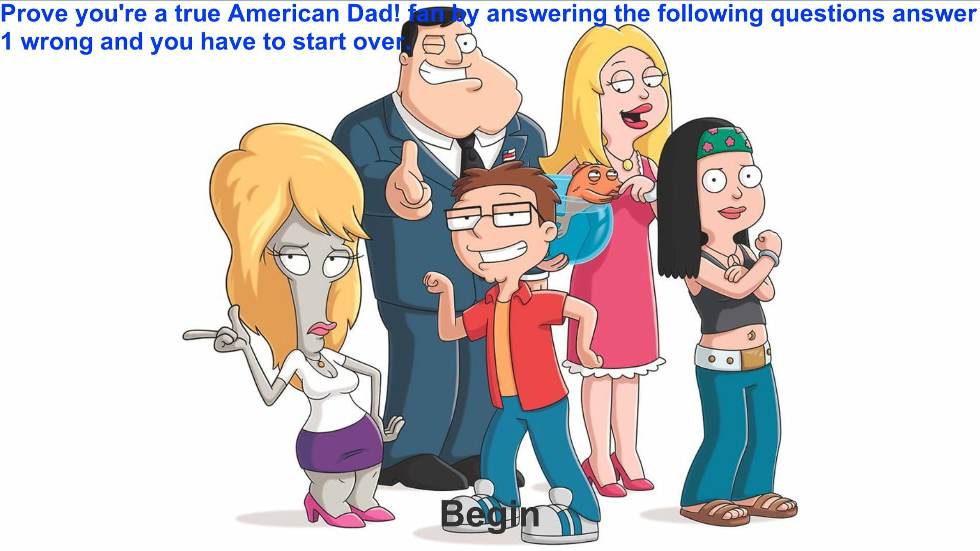 American Dad! Trivia Game (itch) - кадр 2
