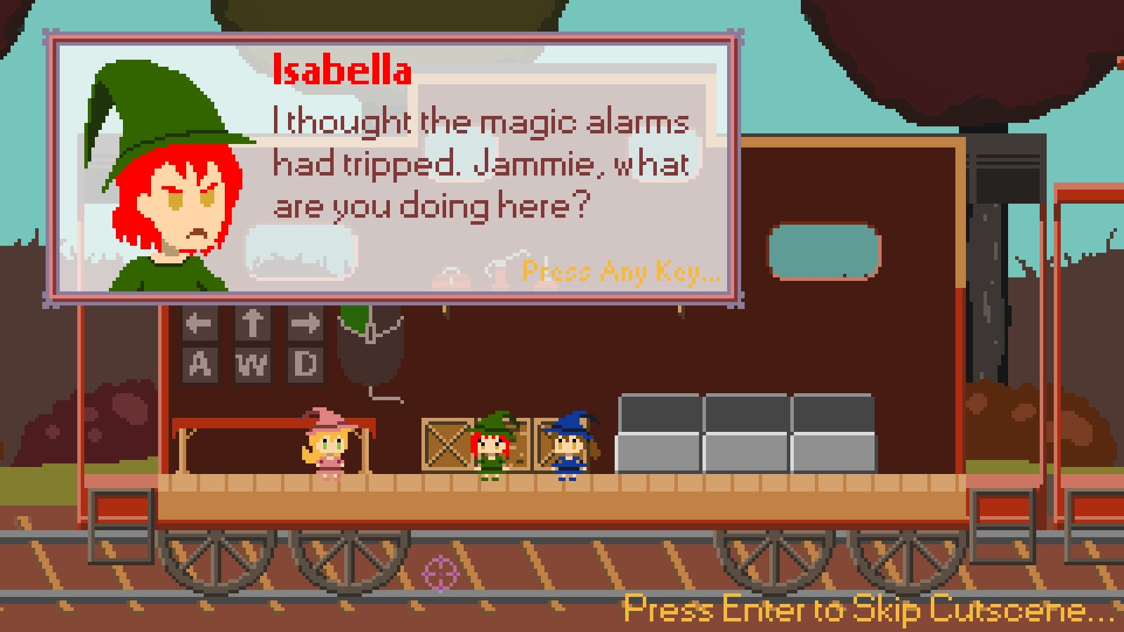 Jammie and the Mistwood Rail Incident (itch) - кадр 1