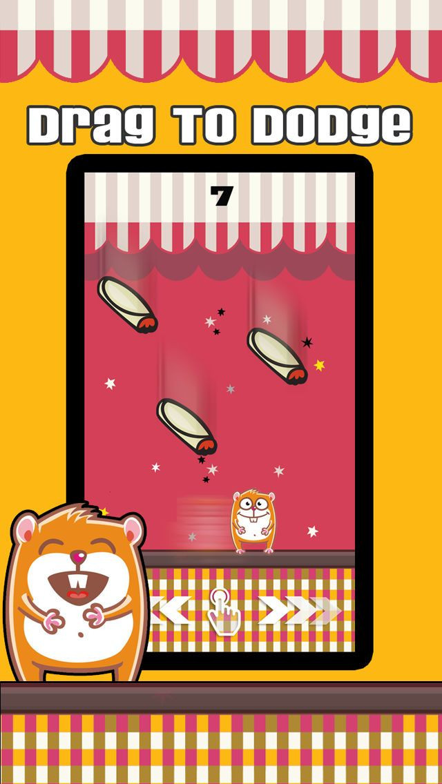 A Tiny Hamster Dodging Burritos - кадр 1