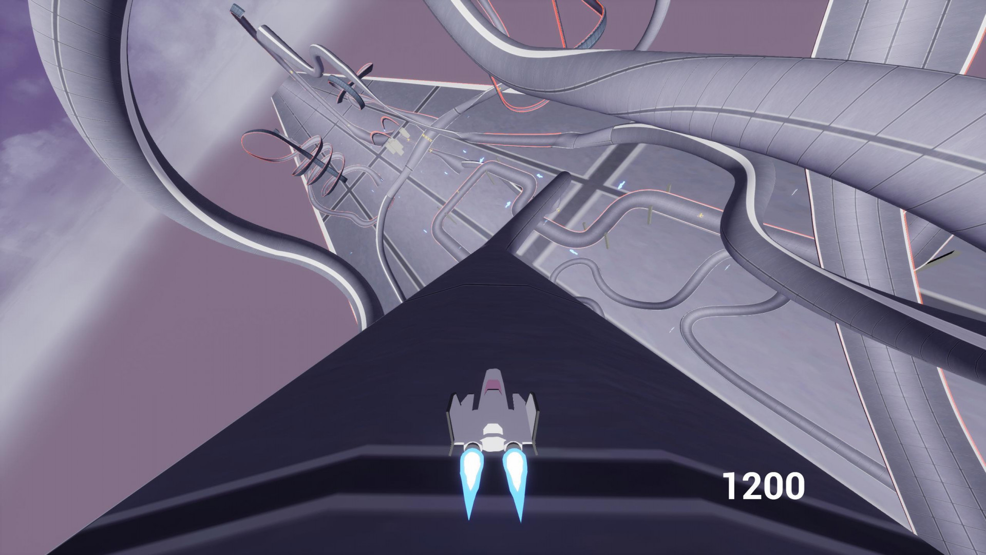 Anti-Gravity Unreal Engine 4 Racer Handling Test (itch) - кадр 1