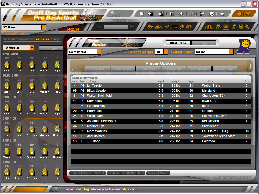 Draft Day Sports: Pro Basketball - кадр 2