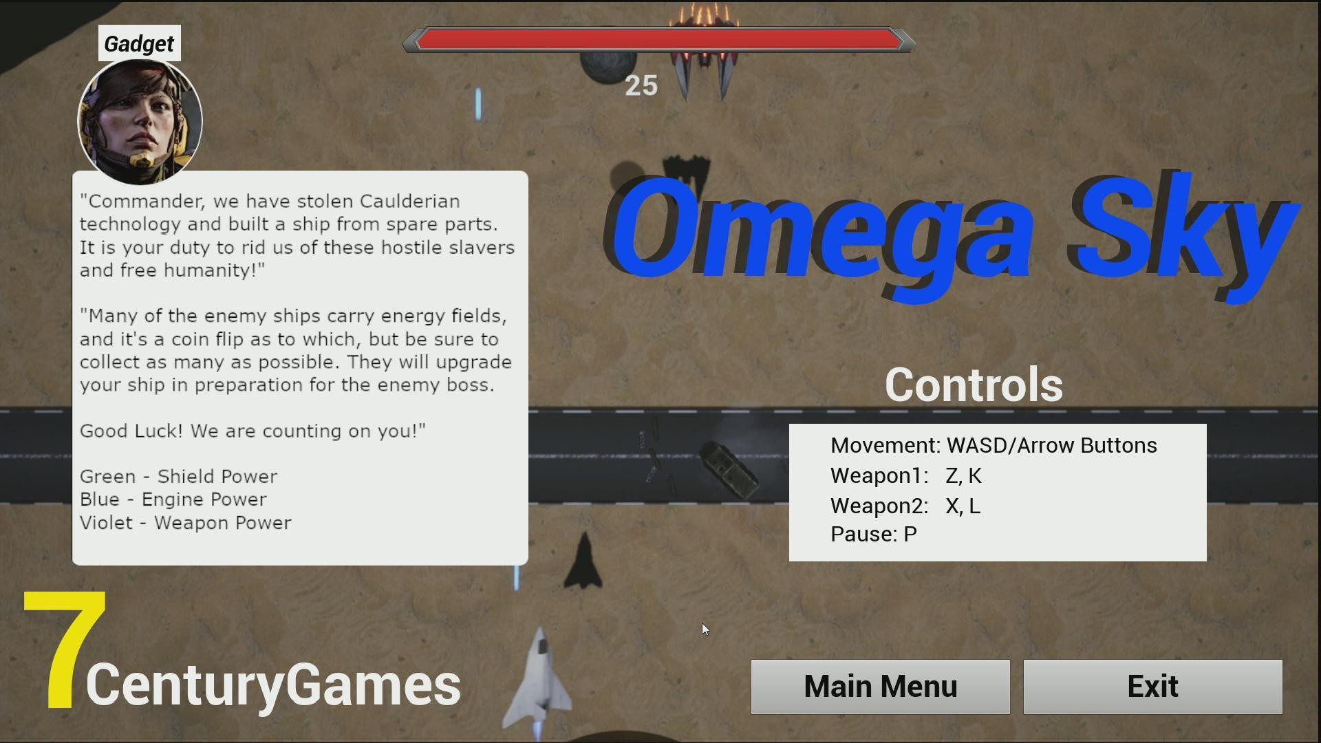 OmegaSky (itch) - кадр 1