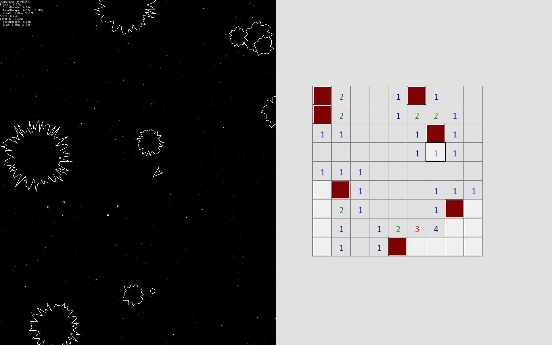 AsteroidSweeper xTreme (itch) - кадр 1