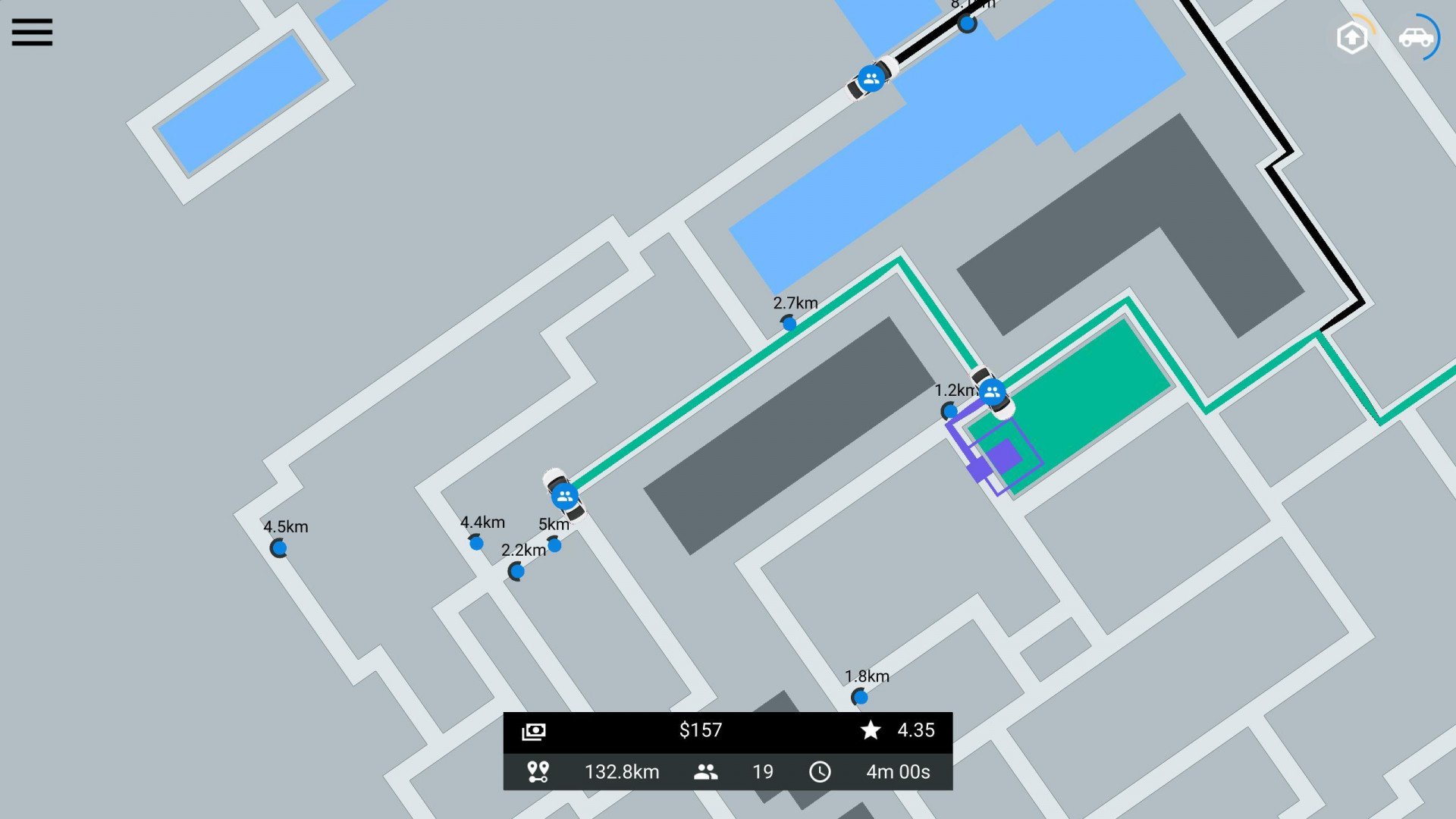 Routed: Ride Share Sim (Beta) (itch) - кадр 1