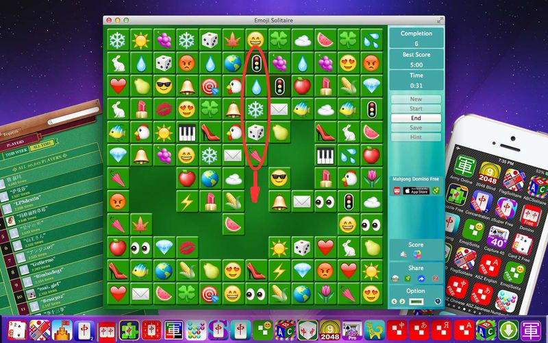 Emoji Solitaire Free - кадр 5