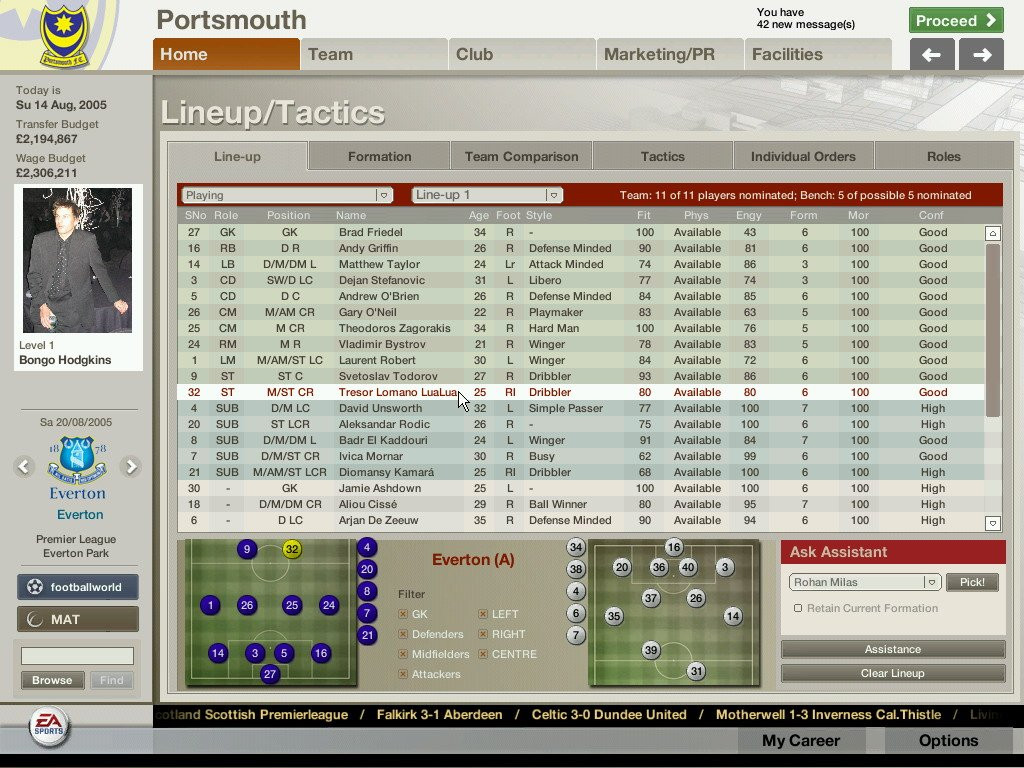 FIFA Manager 06 - кадр 11