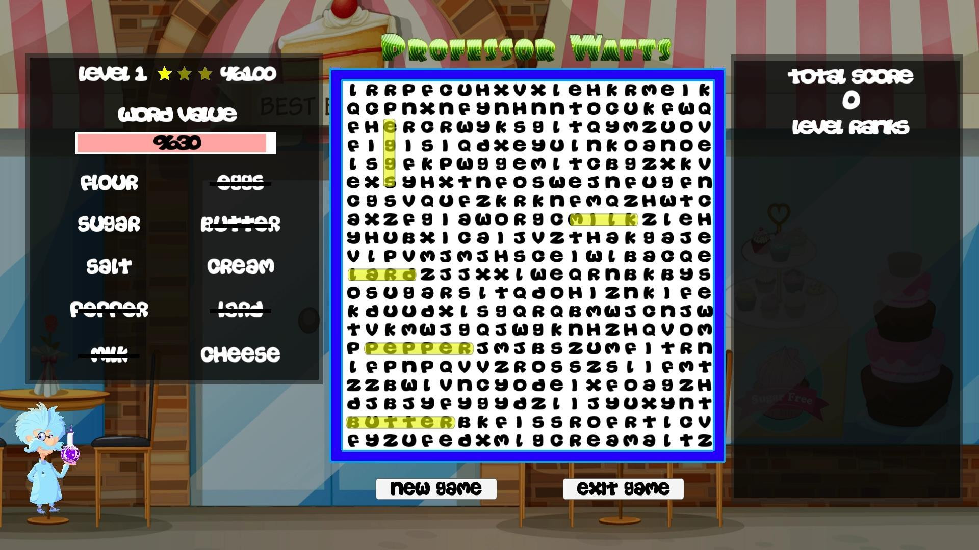 Professor Watts Word Search: Yummy Foods - кадр 2