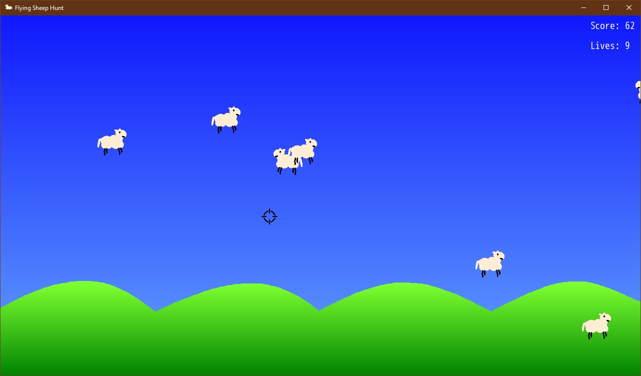 Flying Sheep Hunt (itch) - кадр 3