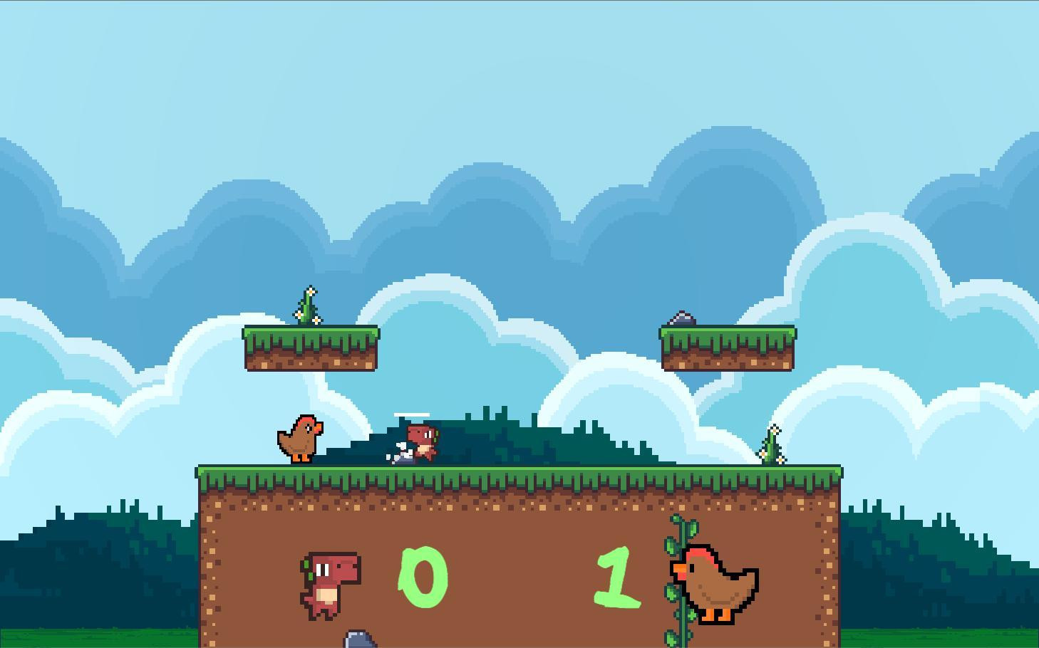 Dino vs Poule (itch) - кадр 1