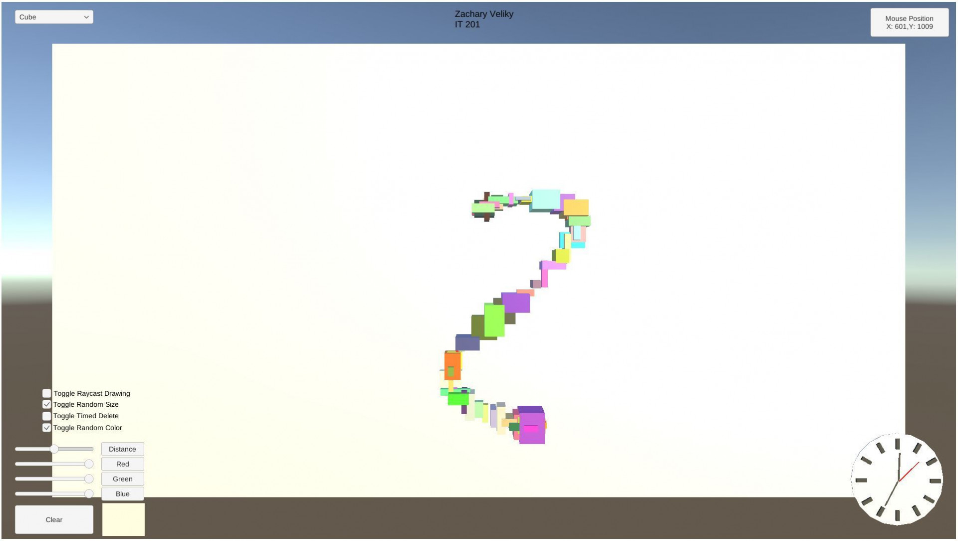 IT201_Project2_Zachary_Veliky (itch) - кадр 1