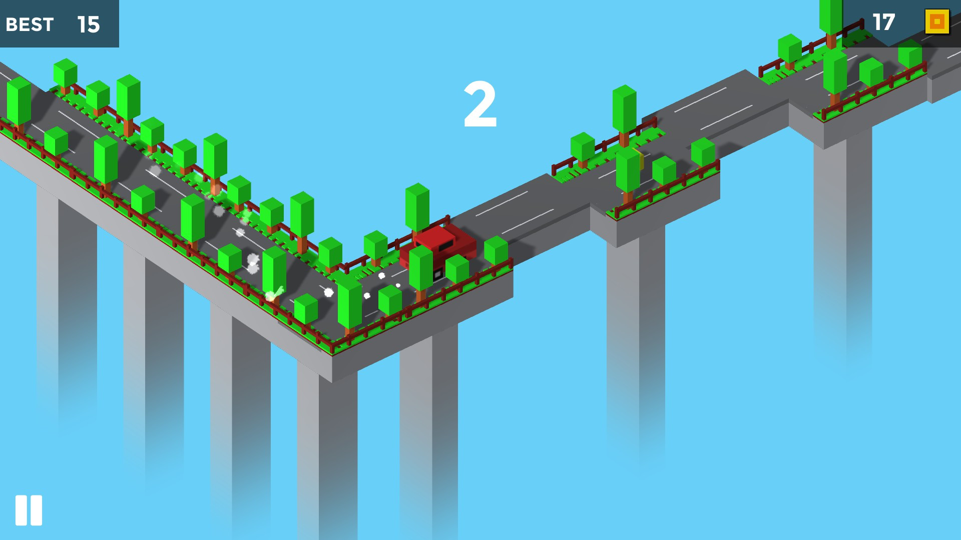 Pixel Traffic: Risky Bridge - кадр 1