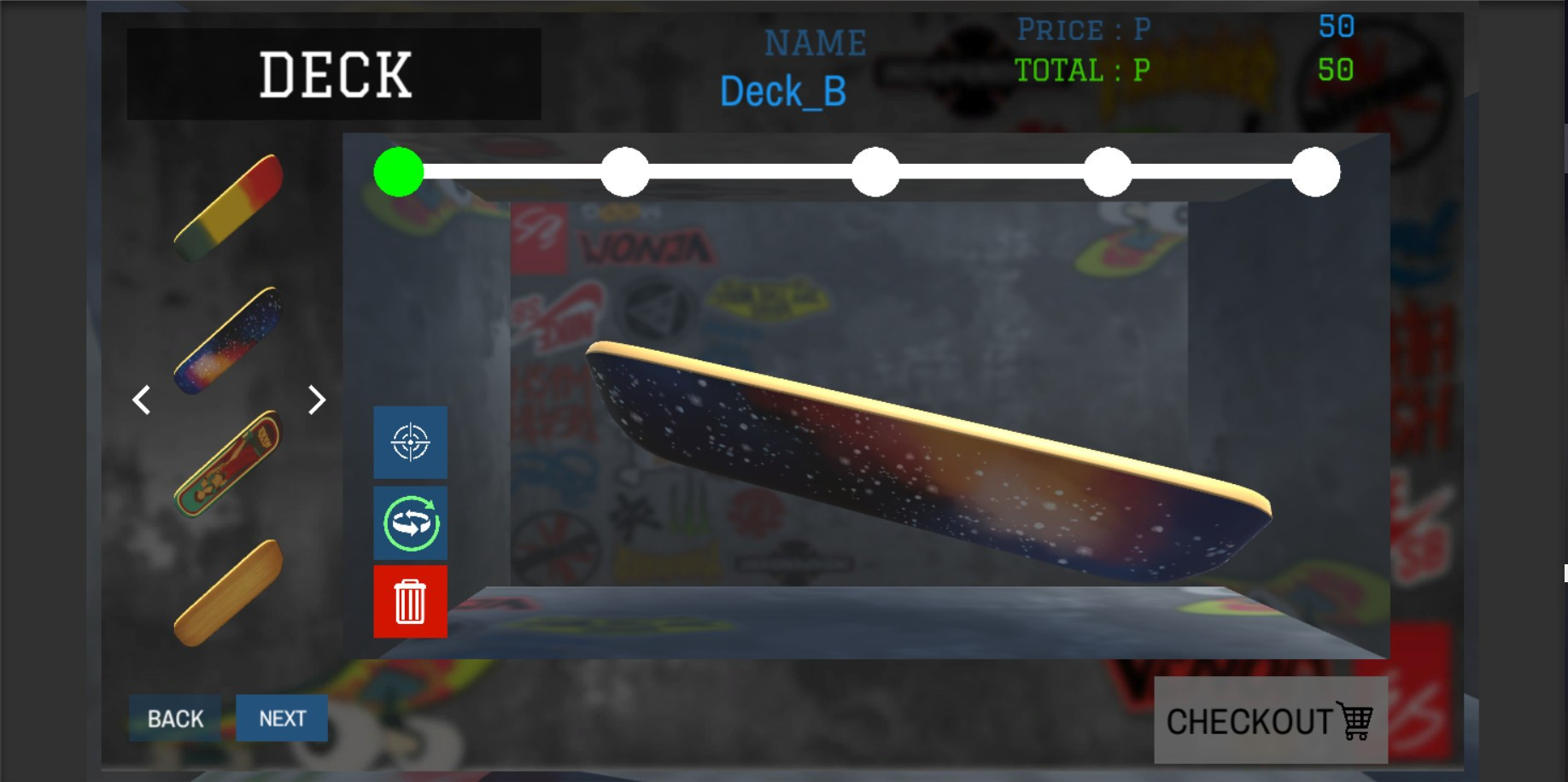 Skateboard Customization - 2018 (itch) - кадр 3