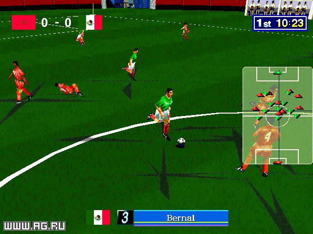Sega Worldwide Soccer - кадр 1